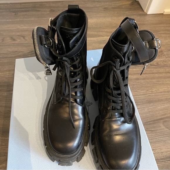 Prada Monolith Boots with Pouch - Picture 11 of 11
